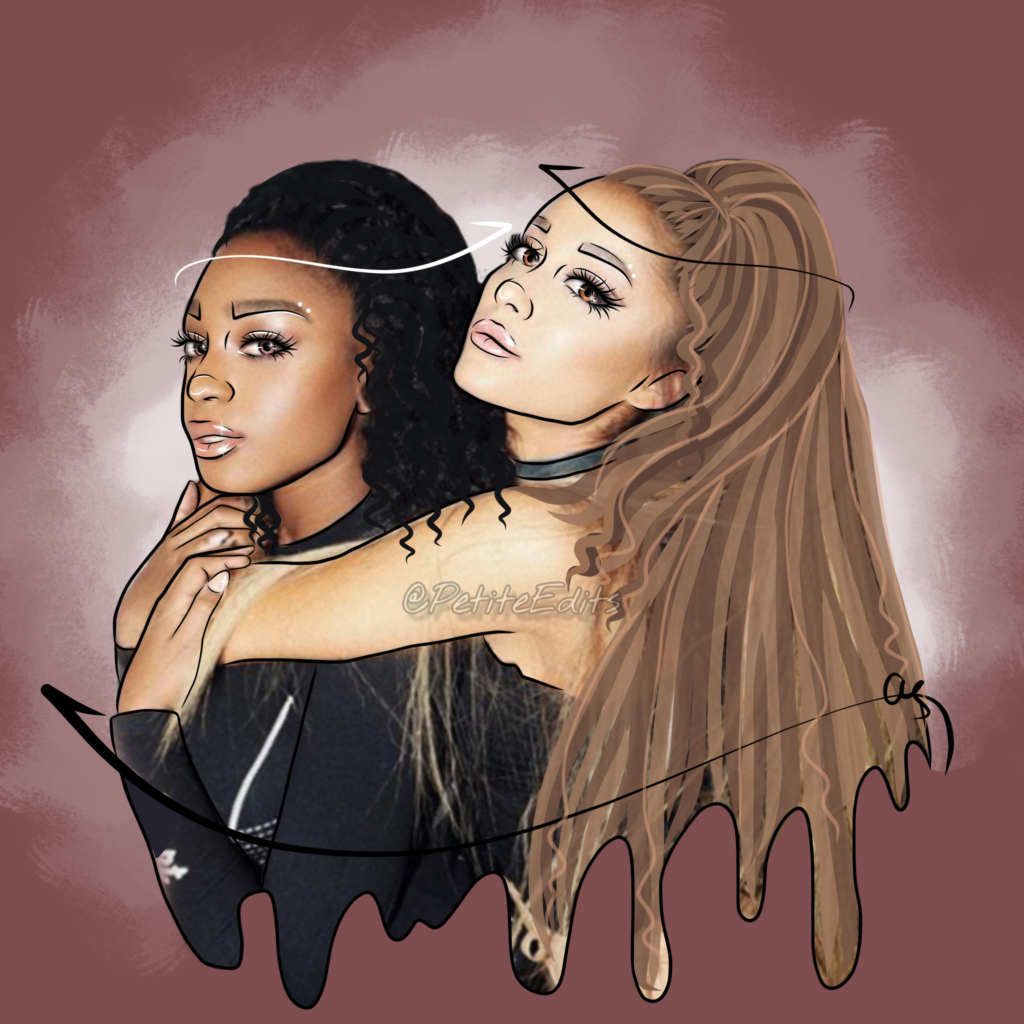 is about outline outlines arianagrande normani arianagrandeoutline freetoed...