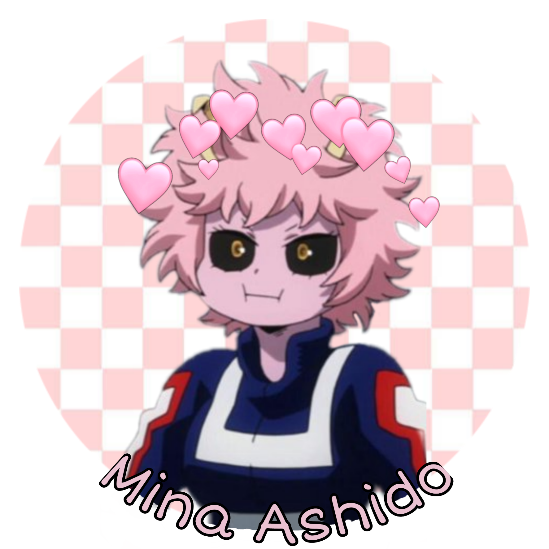 mha mina minaashido freetoedit sticker by xsleepyegirlx