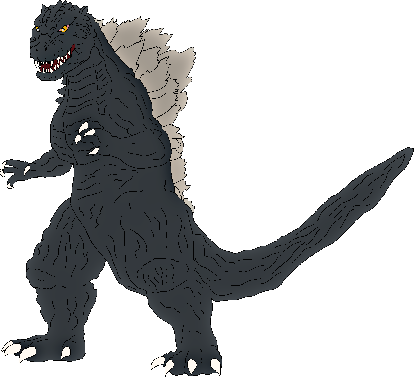 freetoedit godzilla sticker by @godzillalouise54