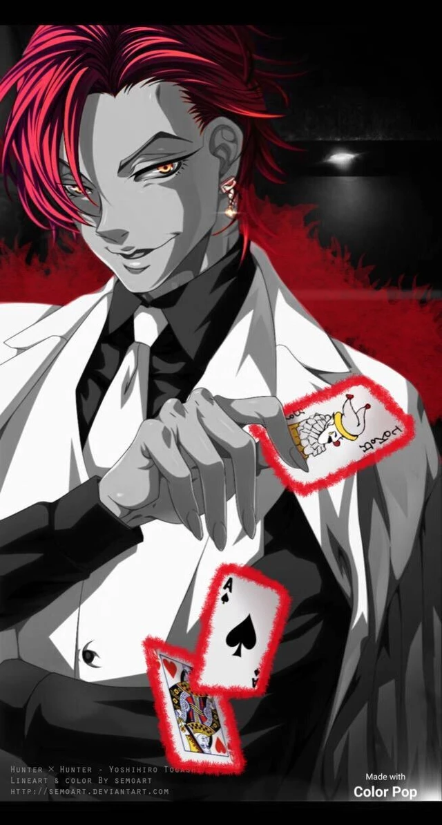 Hunterxhunter Hisoka Red Cards Image By Karma Hunterxhunter Hisoka Red Cards Image By Karma