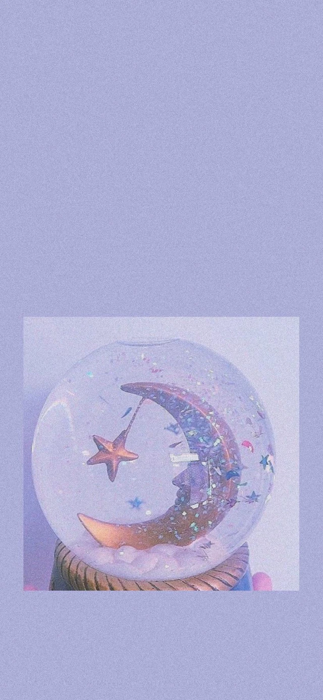 Purple Moon Image By F L O W E R B O X A R T