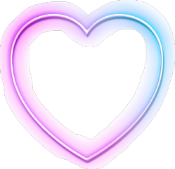 freetoedit heart sticker neon blue schearts hearts