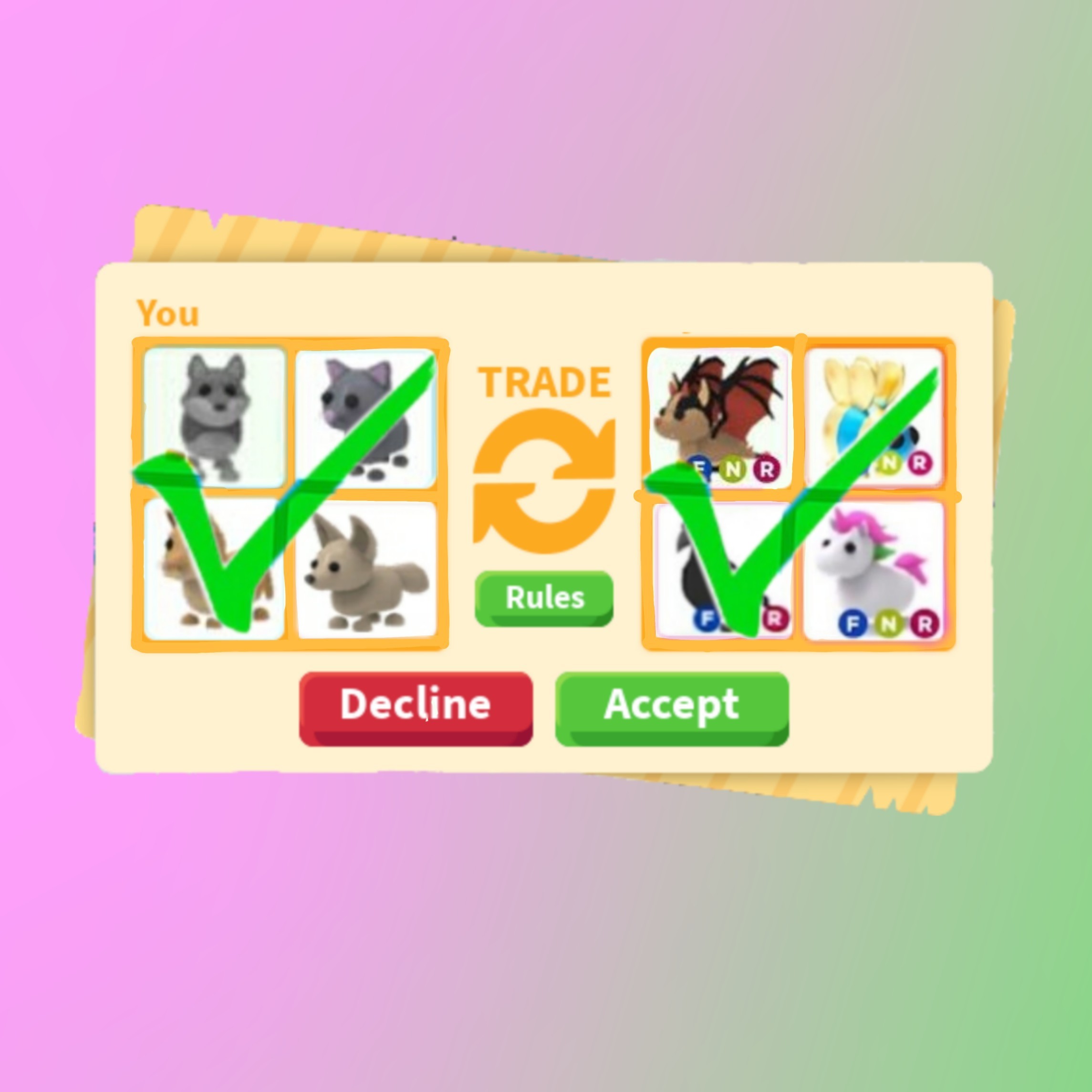 Adoptme Roblox Trade Pets Image By Iulia - how do i trade in roblox