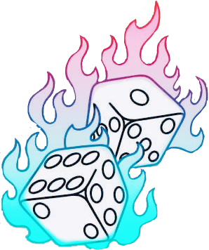 dice flames flame fire 318617230240211 