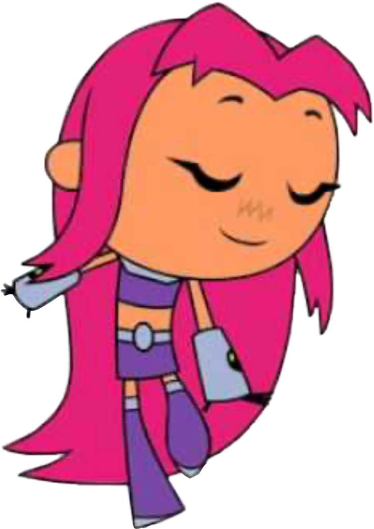 starfire teentitansgo sticker by @vanillasparkle223