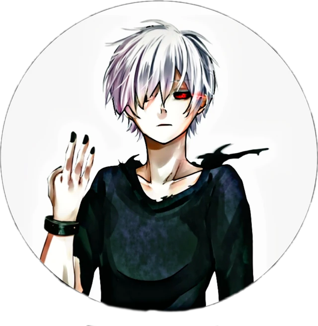 Anime Kaneki Ken Nowe Profile Sticker By Billie Anime Kaneki Ken Nowe Profile Sticker By Billie