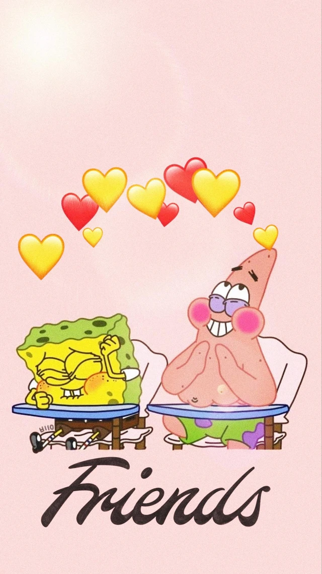 Featured image of post Aesthetic Cute Spongebob With Hearts - Patrick vs spongebob with cute cat in among us animation.