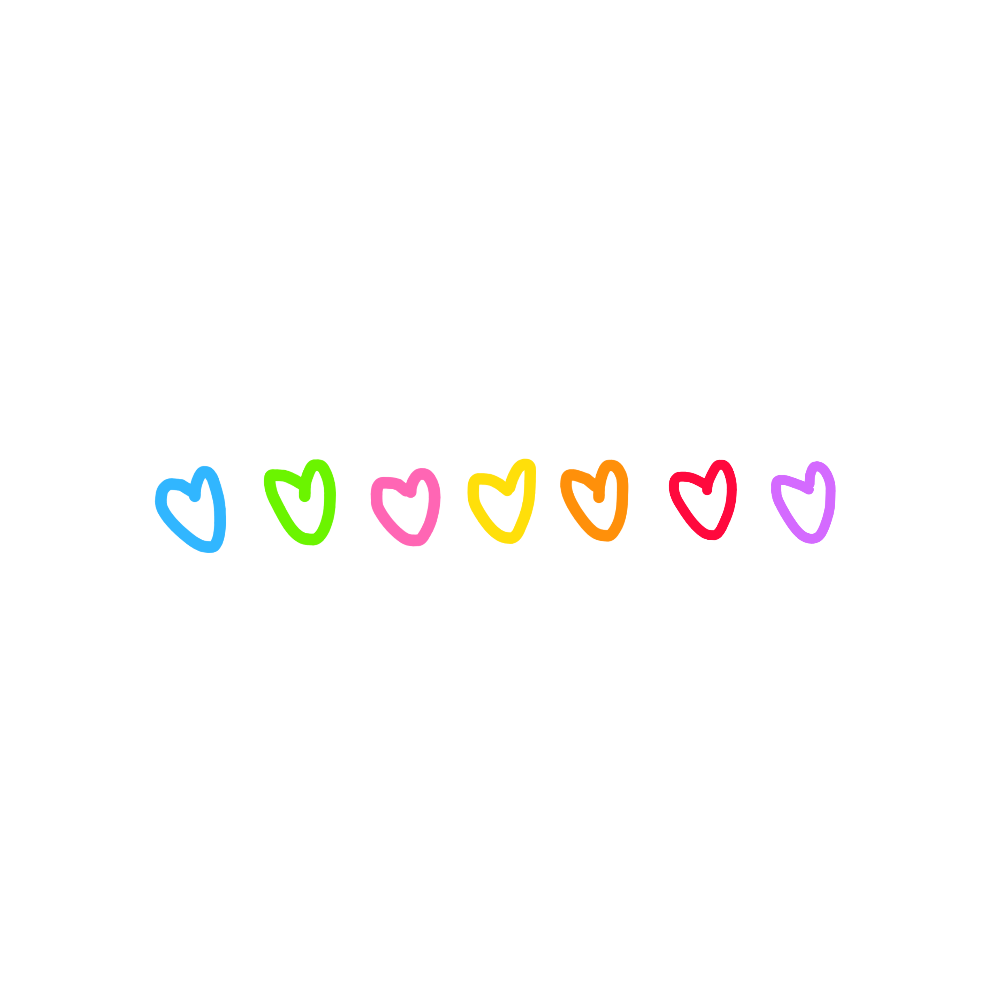 hearts heart doodle drawing kidcore sticker by @jiuens