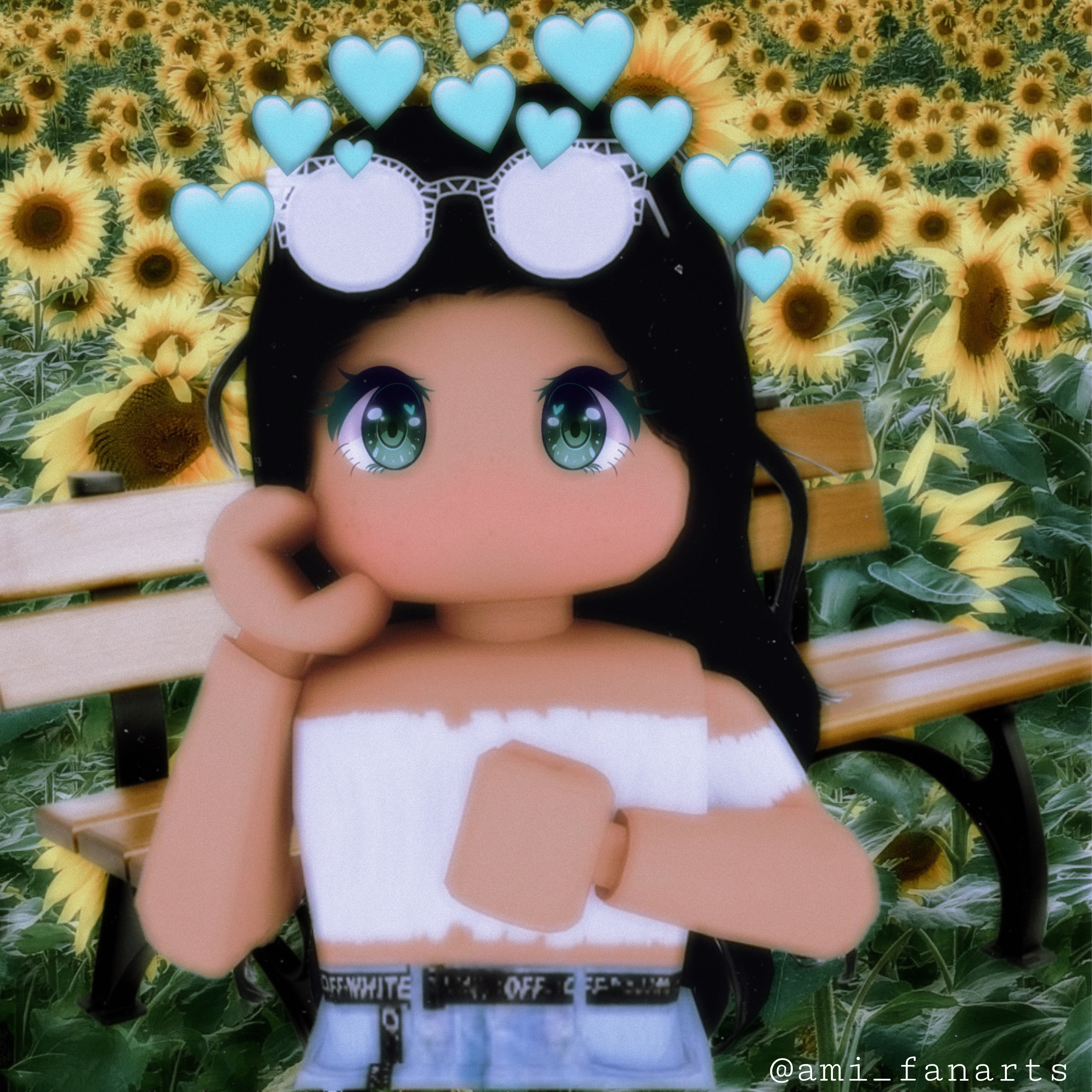 Flowers Roblox Heart Crown Image By Ami Fanarts - roblox heart crown
