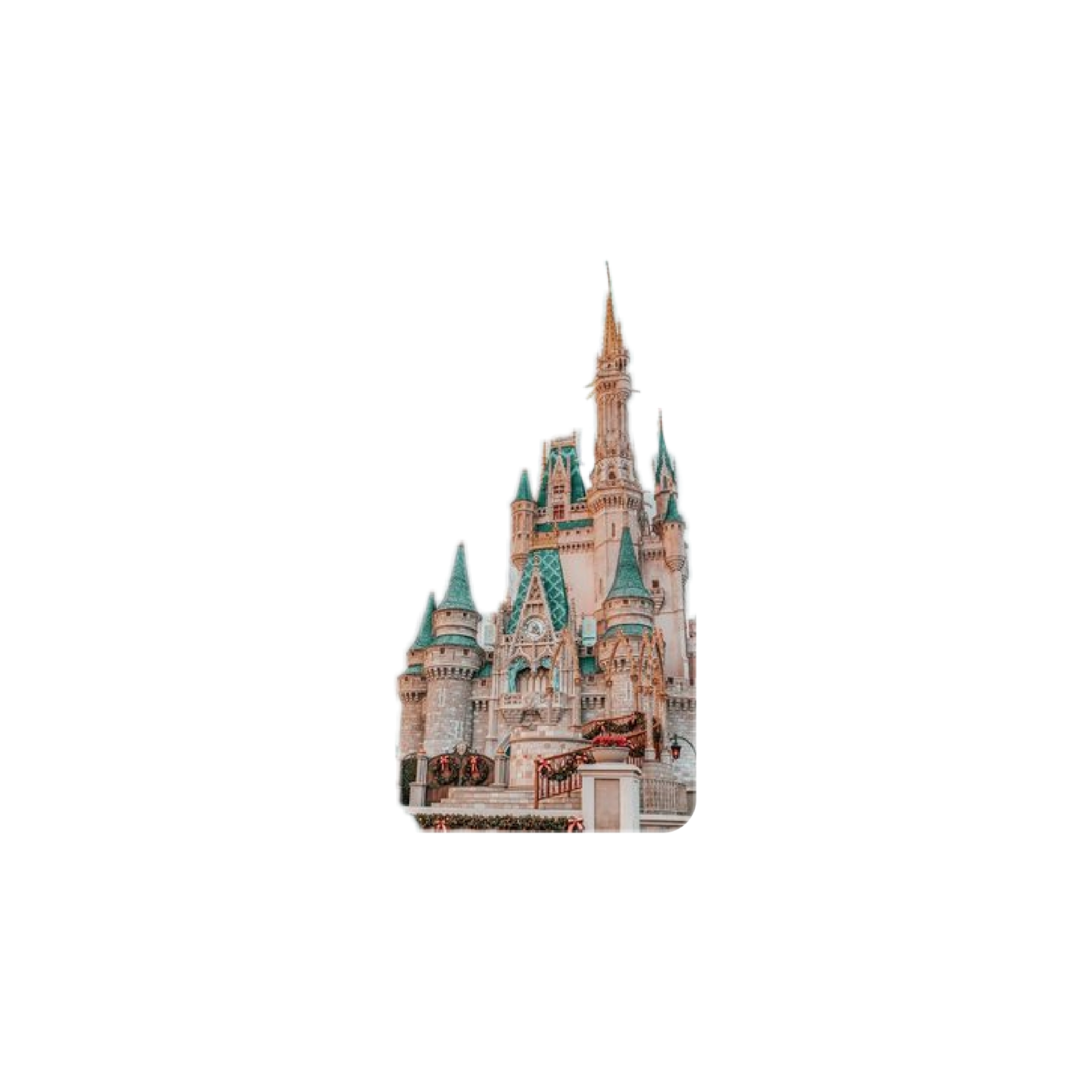 Disney Disneyland Castle Fairy Pink Cute Disneyworld