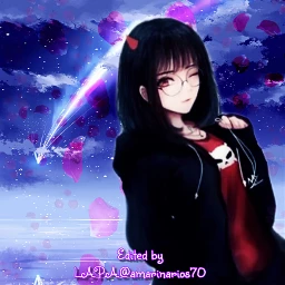 rosepetals picsartchallenge animegirl animeart clouds srcrosepetals freetoedit