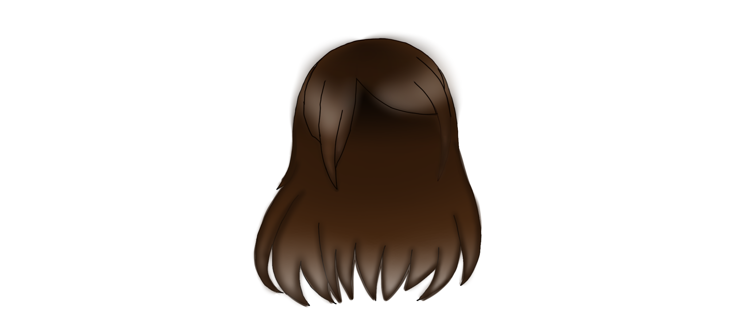 Gacha Life Back Hair