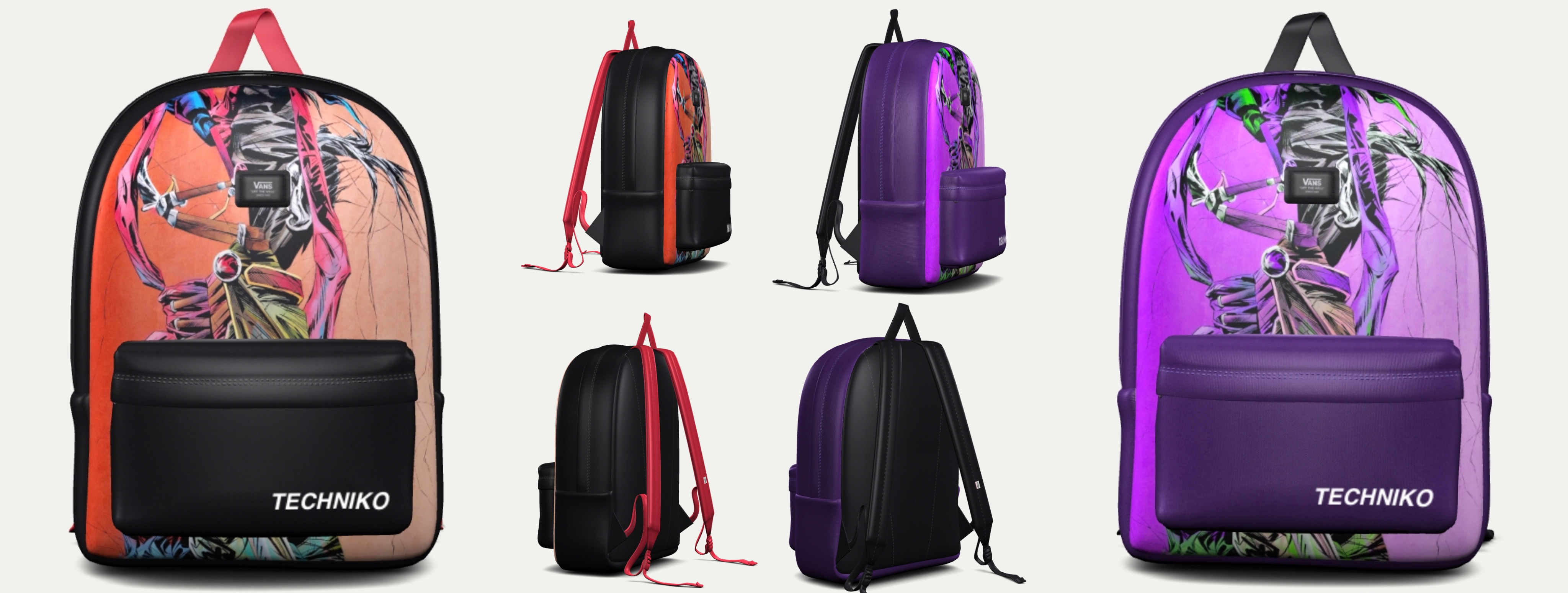 vans customized backpacks
