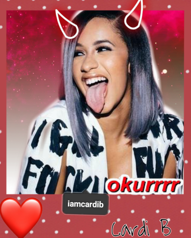 Cardi Freetoedit #Cardi B Sticker By @sonia31c