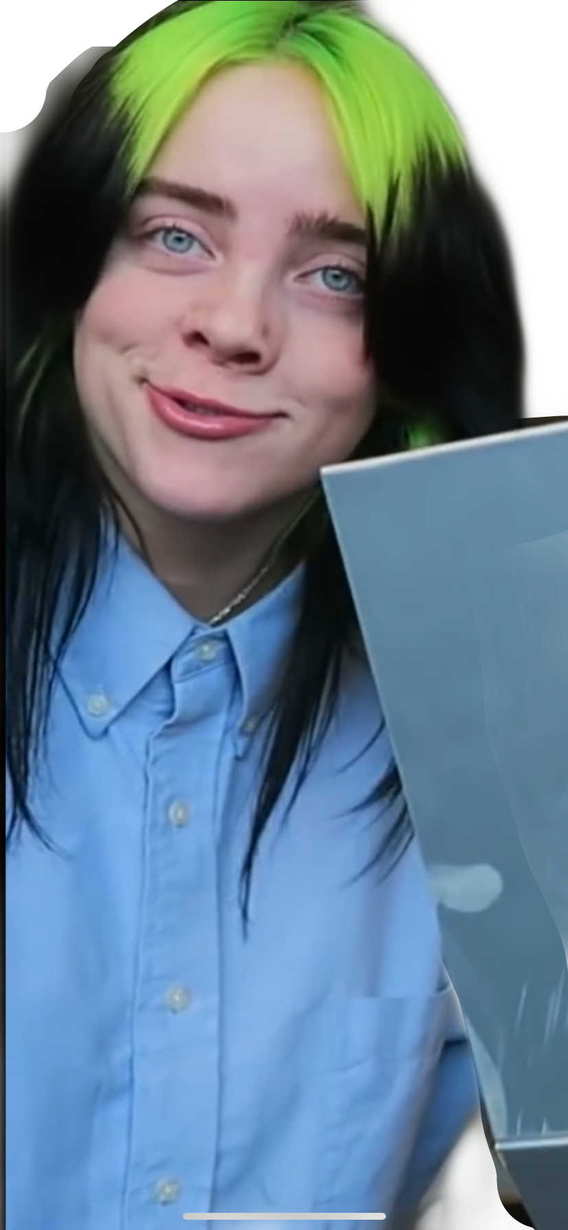 billie eilish transparent dress