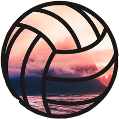 freetoedit volleyball aesthetic ocean sunset