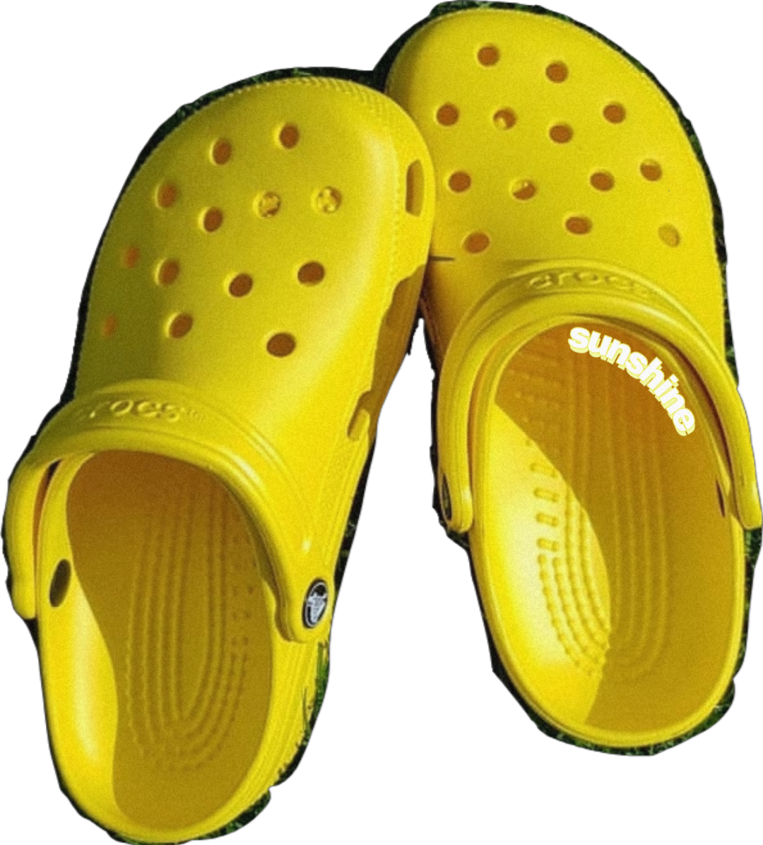 yellow crocs sticker