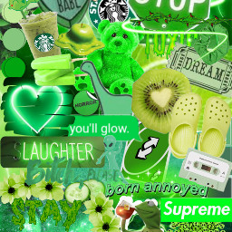 freetoedit greenaesthetic greencollage green collage