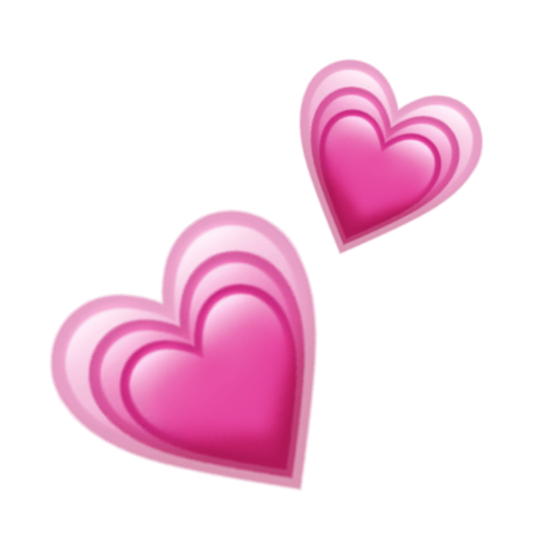 heart hearts iphone emoji sticker by galaxynightxd