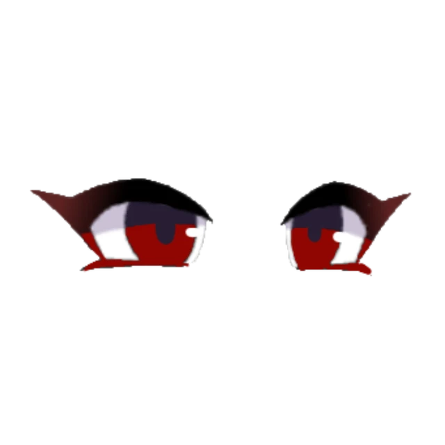 Red Eyes Gacha A Cute Sticker By Tu Vieja Red Eyes Gacha A Cute Sticker By Tu Vieja