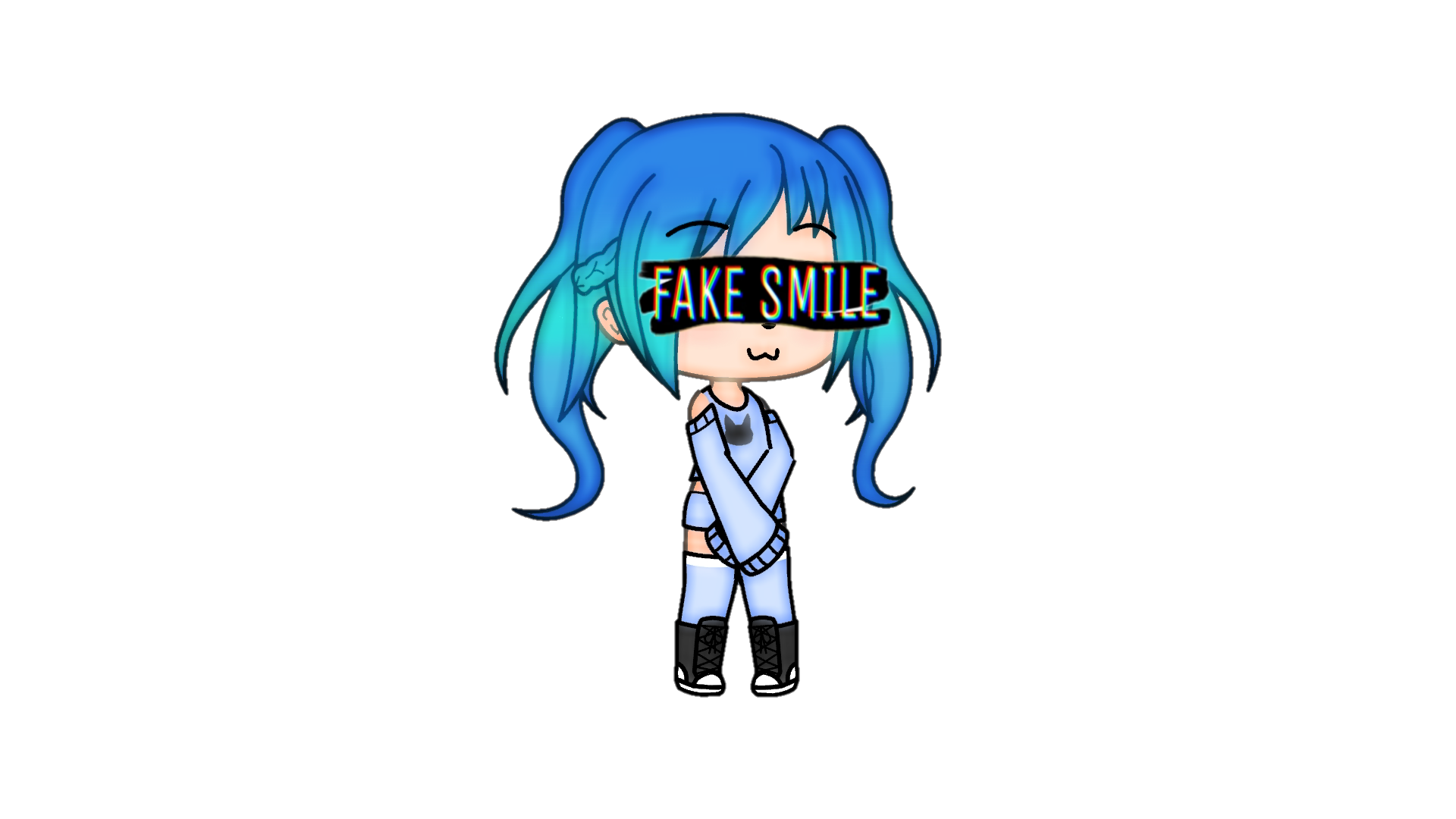 Fake Smile Gachalife Gacha Sadlife Sticker By Shrekdaddyuhh 6548