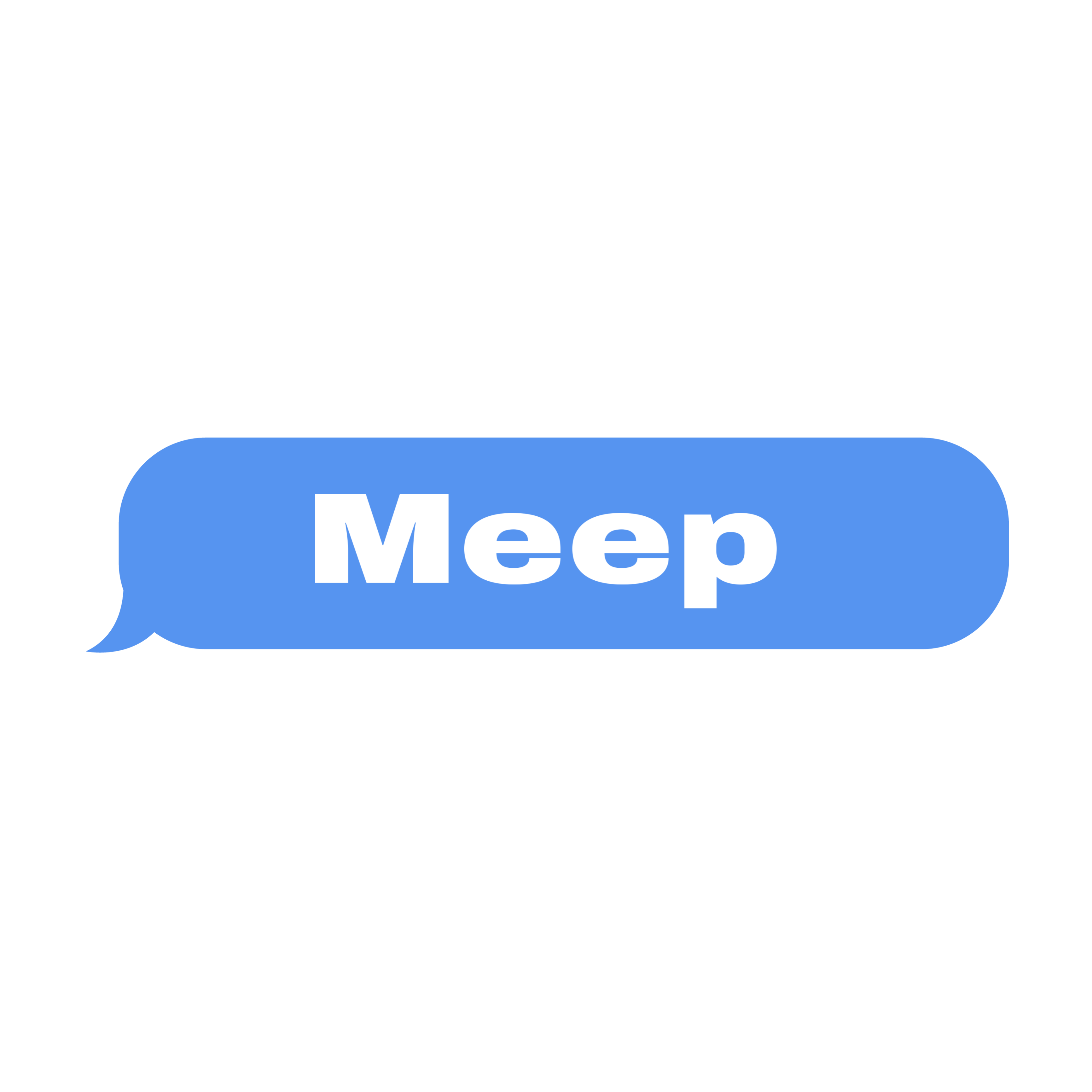 Meep Sticker By Zxstudios12