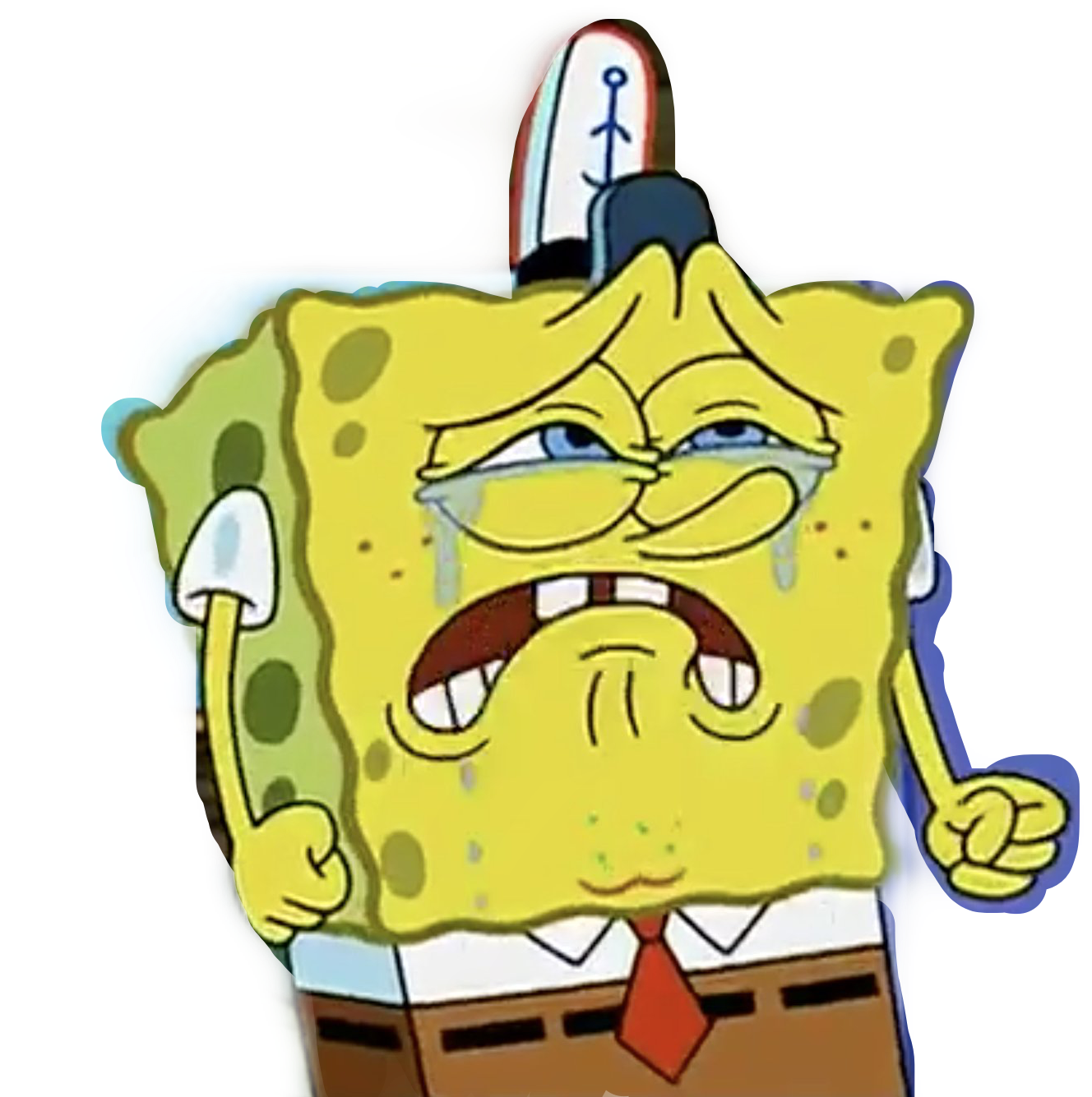 disgusted spongebob