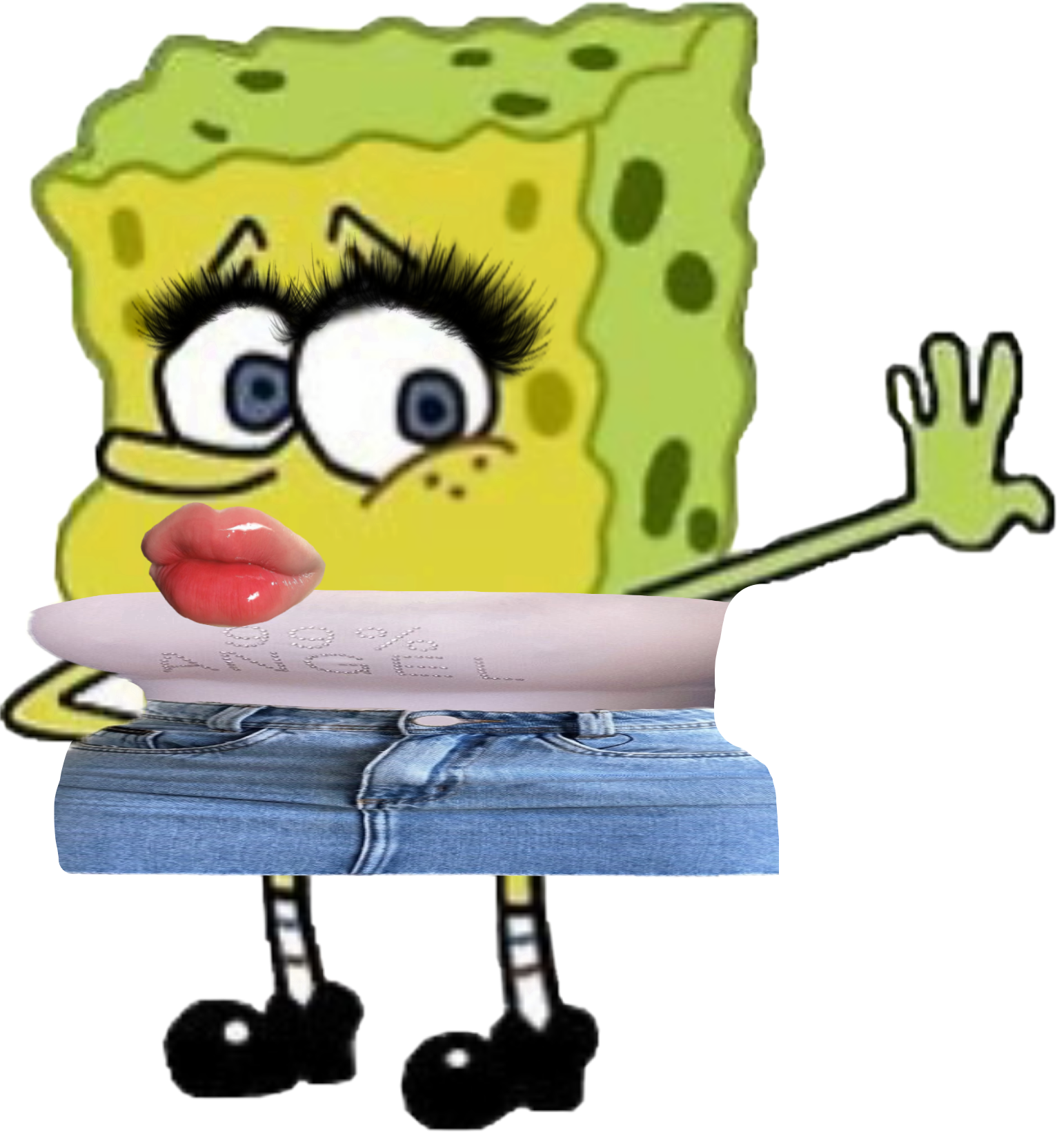 Spongebob Slay Umno Sticker By Autumn Jet