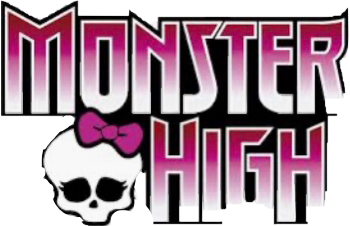 Логотип монстр хай на прозрачном фоне
