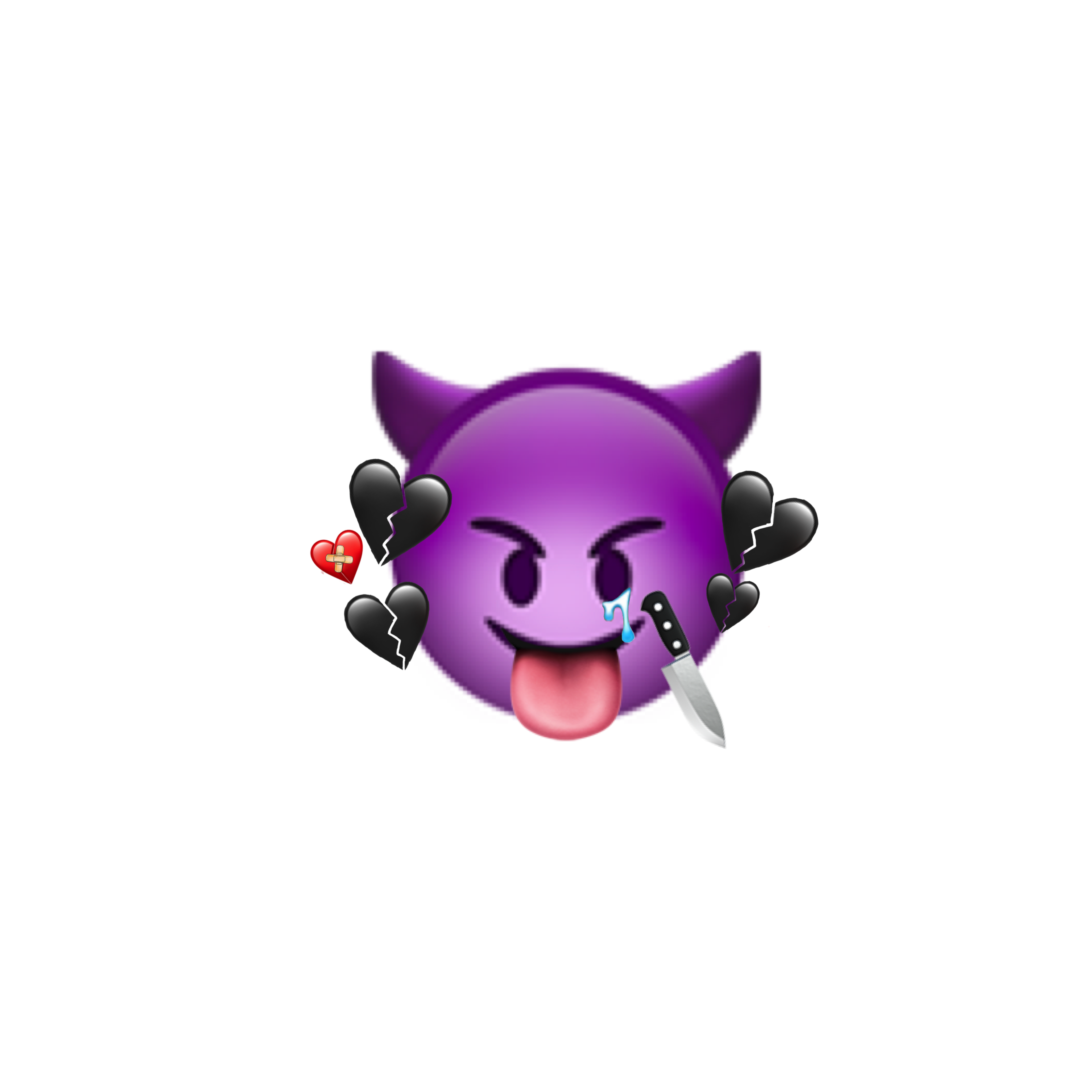 copycat song emoji evil sticker by @ariaestheticss