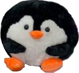 peach peaches penguin mascot plushie freetoedit