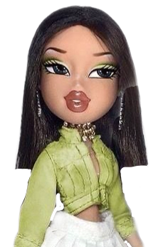 bratz doll with short brown hair