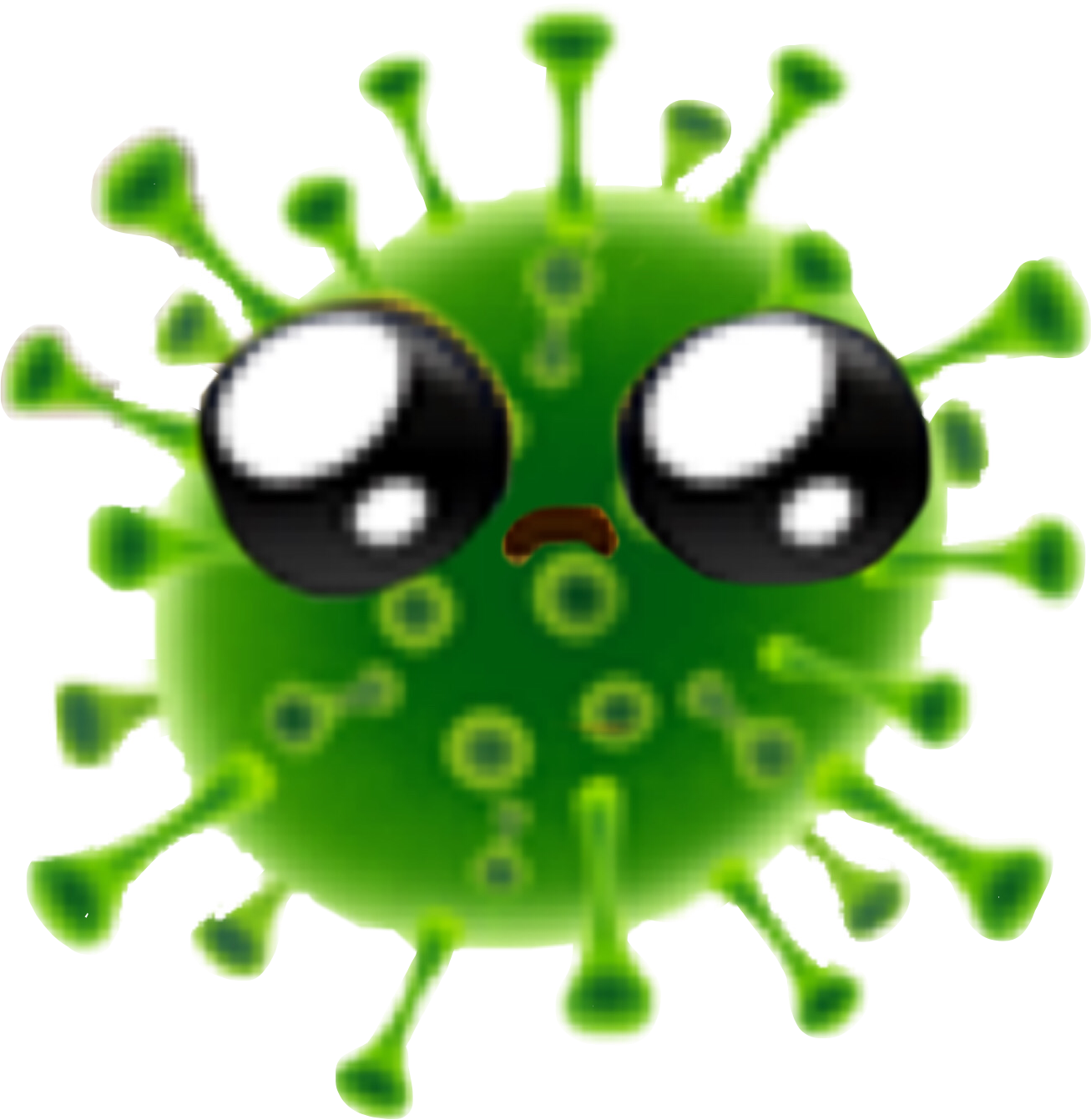 ЭМОДЖИ коронавирус. Коронавирус. Вирус арт. Вирус стикер.