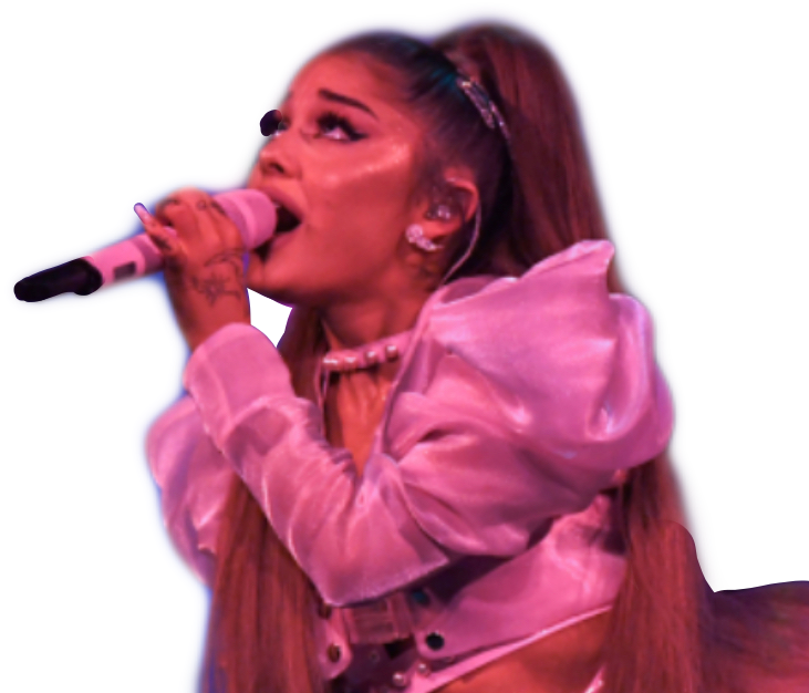 ariana arianagrande pink complex sticker by @_bubbletears