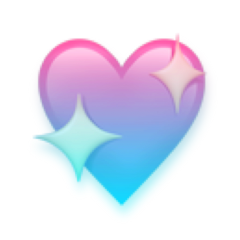heart hearts pink blue freetoedit