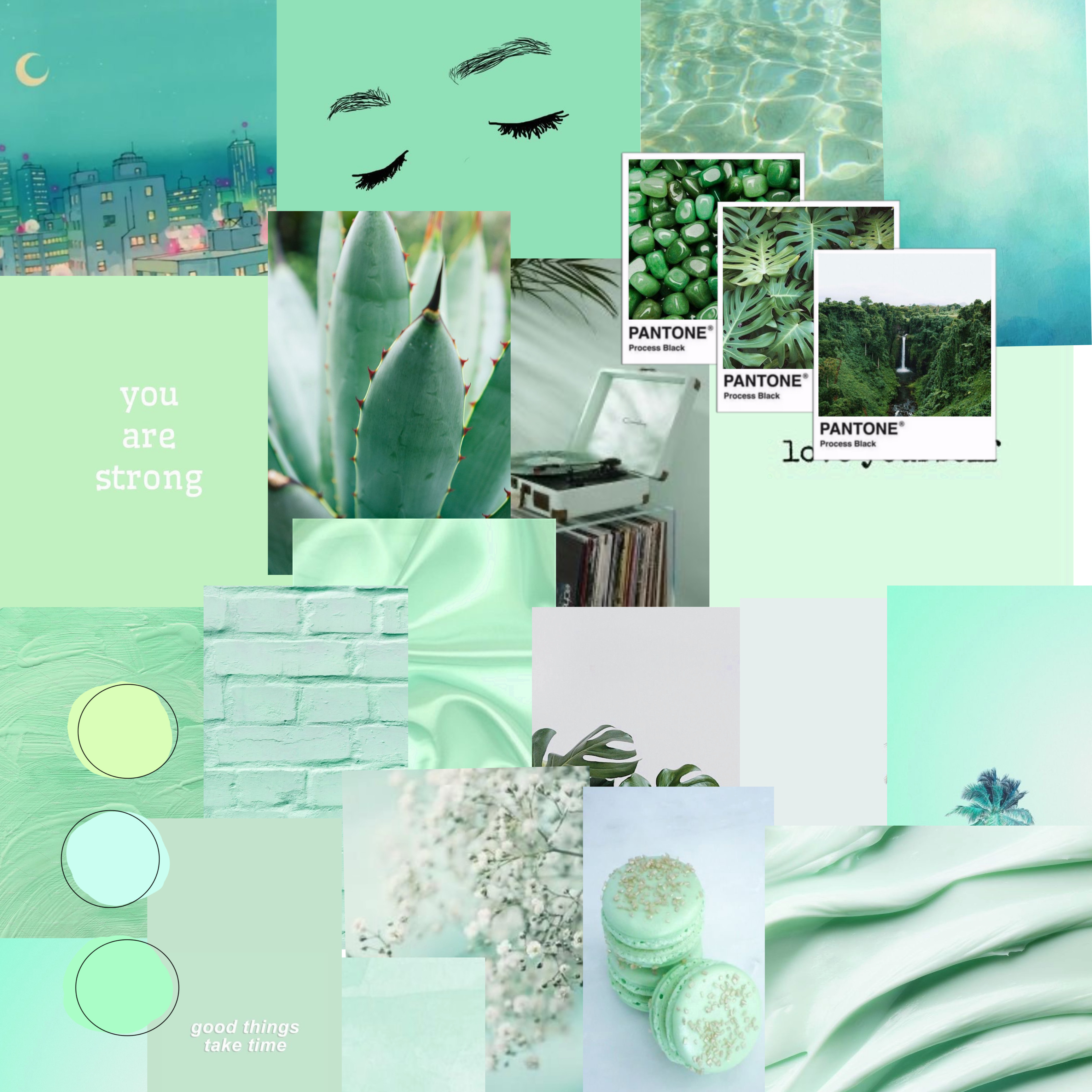 Mint Green Art Aesthetic By Cloudydays0