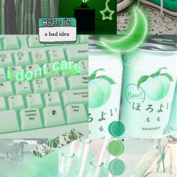 freetoedit green tumblr collage wallpaper ccgreenaesthetic greenaesthetic createfromhome stayinspired