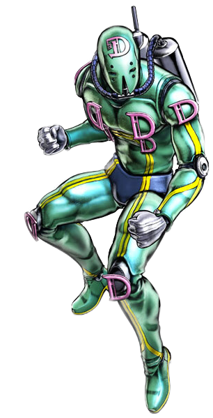 jjba diverdown stoneocean anasui sticker by @anasuishonkers