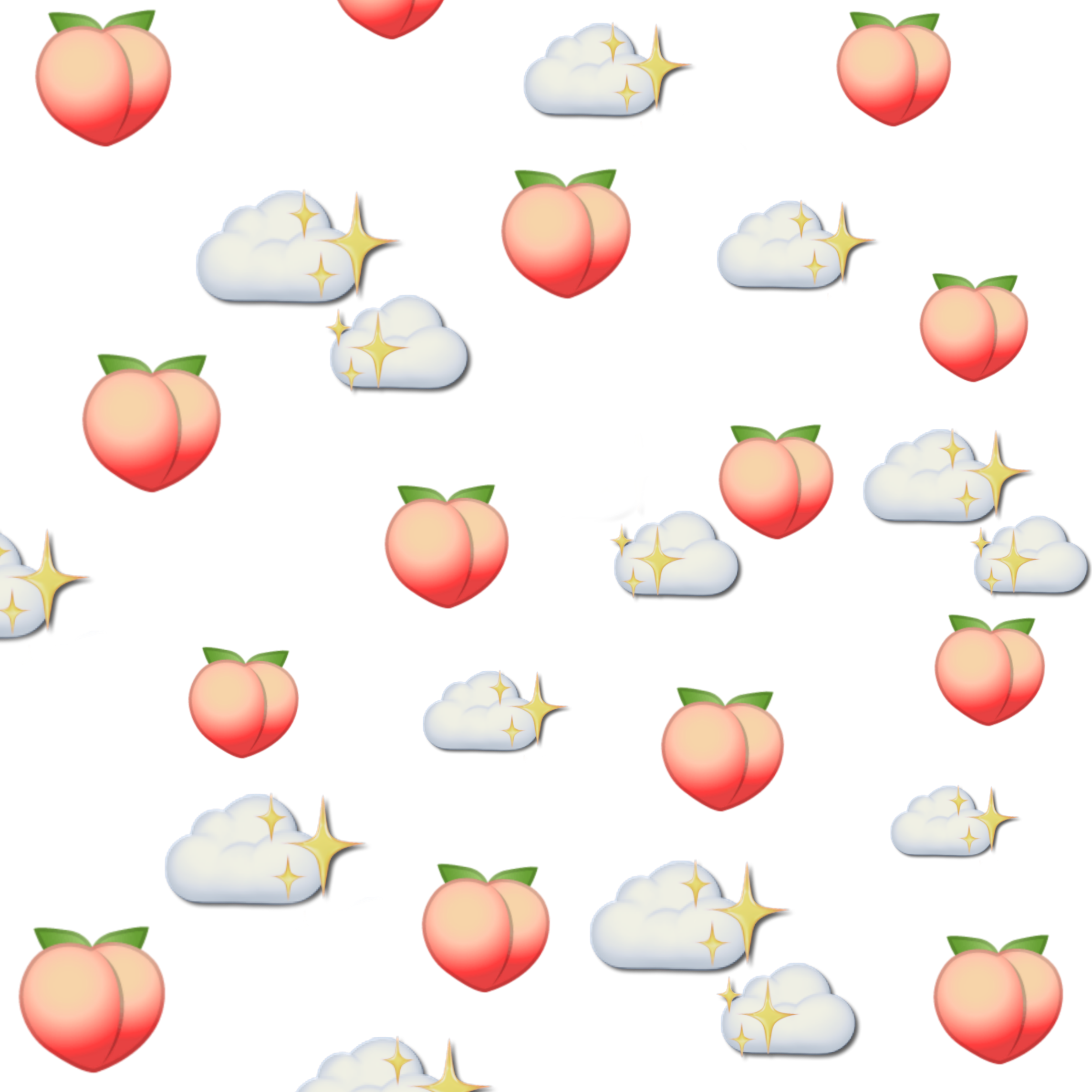 background peach peachy cloud clouds sticker by @planinar33