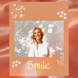 freetoedit smile orange aesthetic rccooldoodles cooldoodles creatfromhome stayinspired