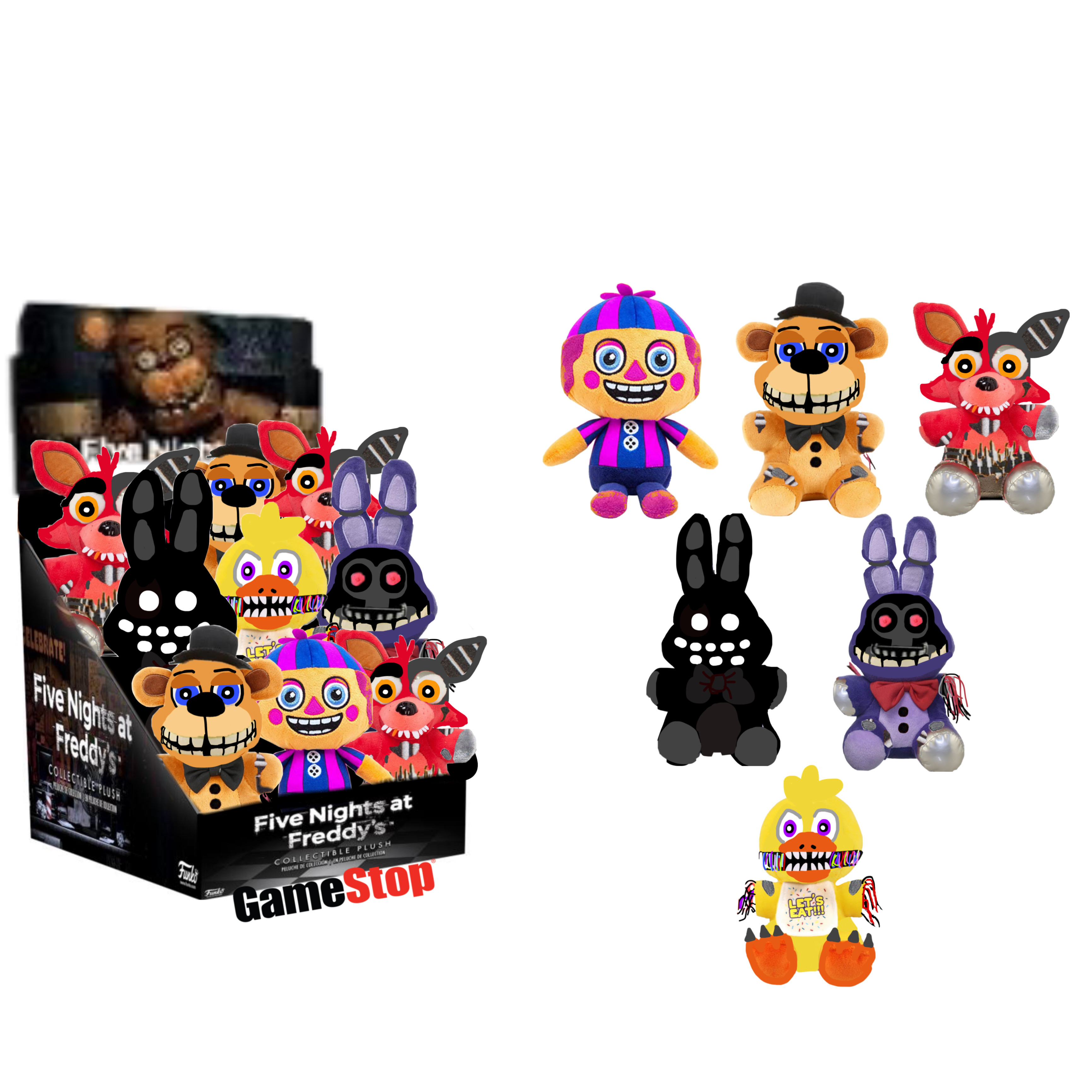 gamestop plushies fnaf