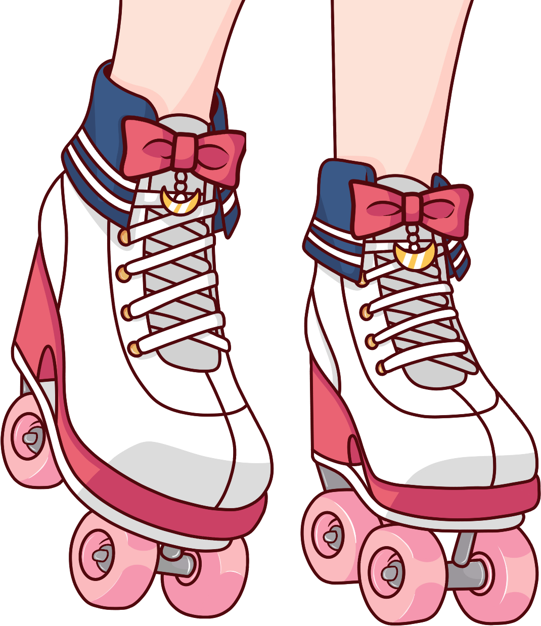 This visual is about anime rollerskates cuteanime cuteanimegirl freetoedit ...