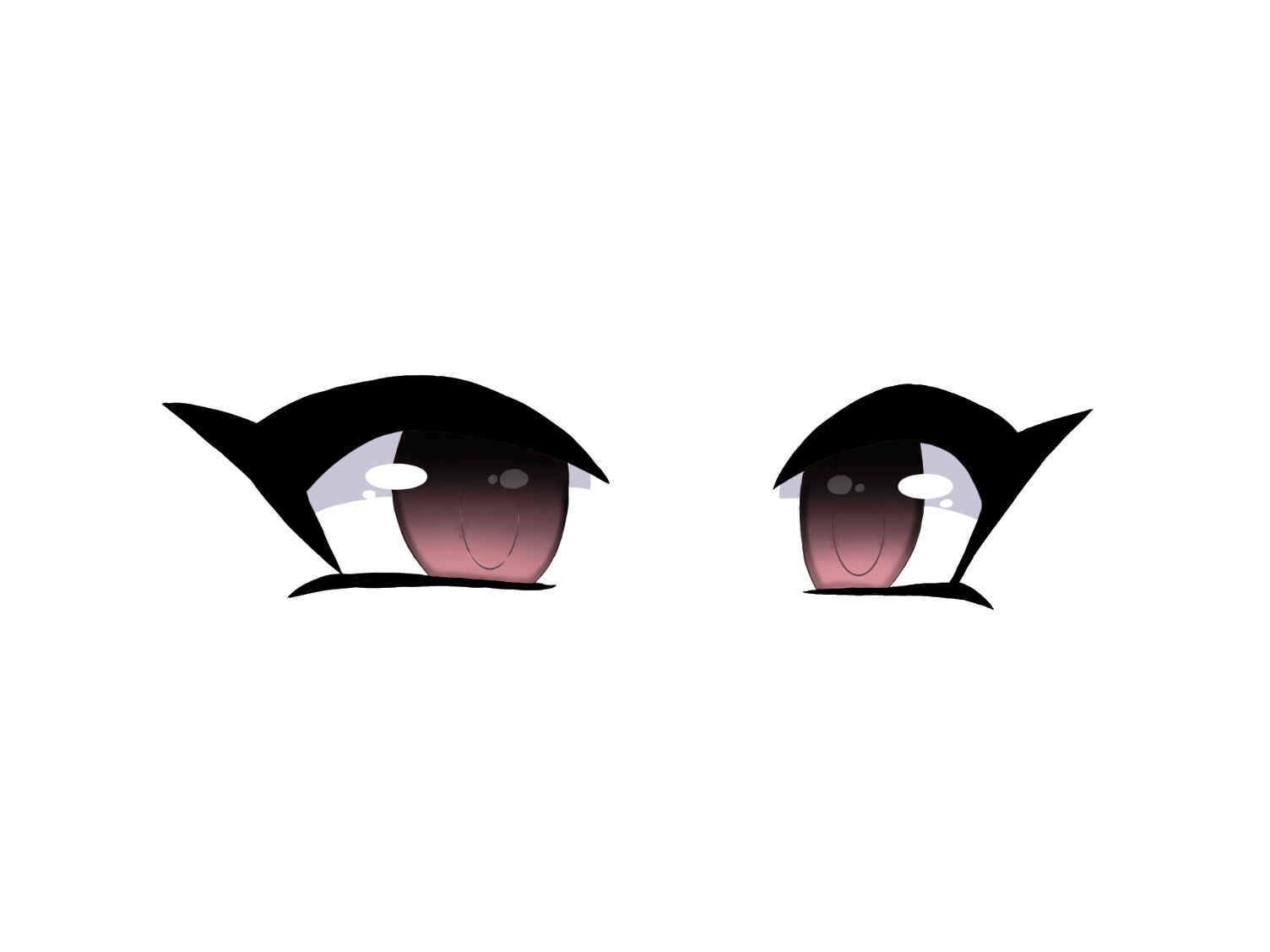 Gacha Eyes Clip Art Edit