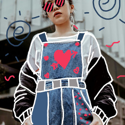 freetoedit doodle madewithpicsart fashion girl fcstayinspired createfromhome