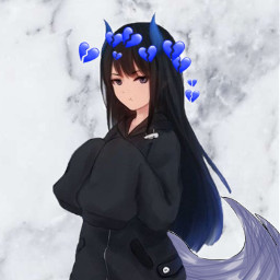 anime animegirl cute wolfgirl marblebackgrounds freetoedit