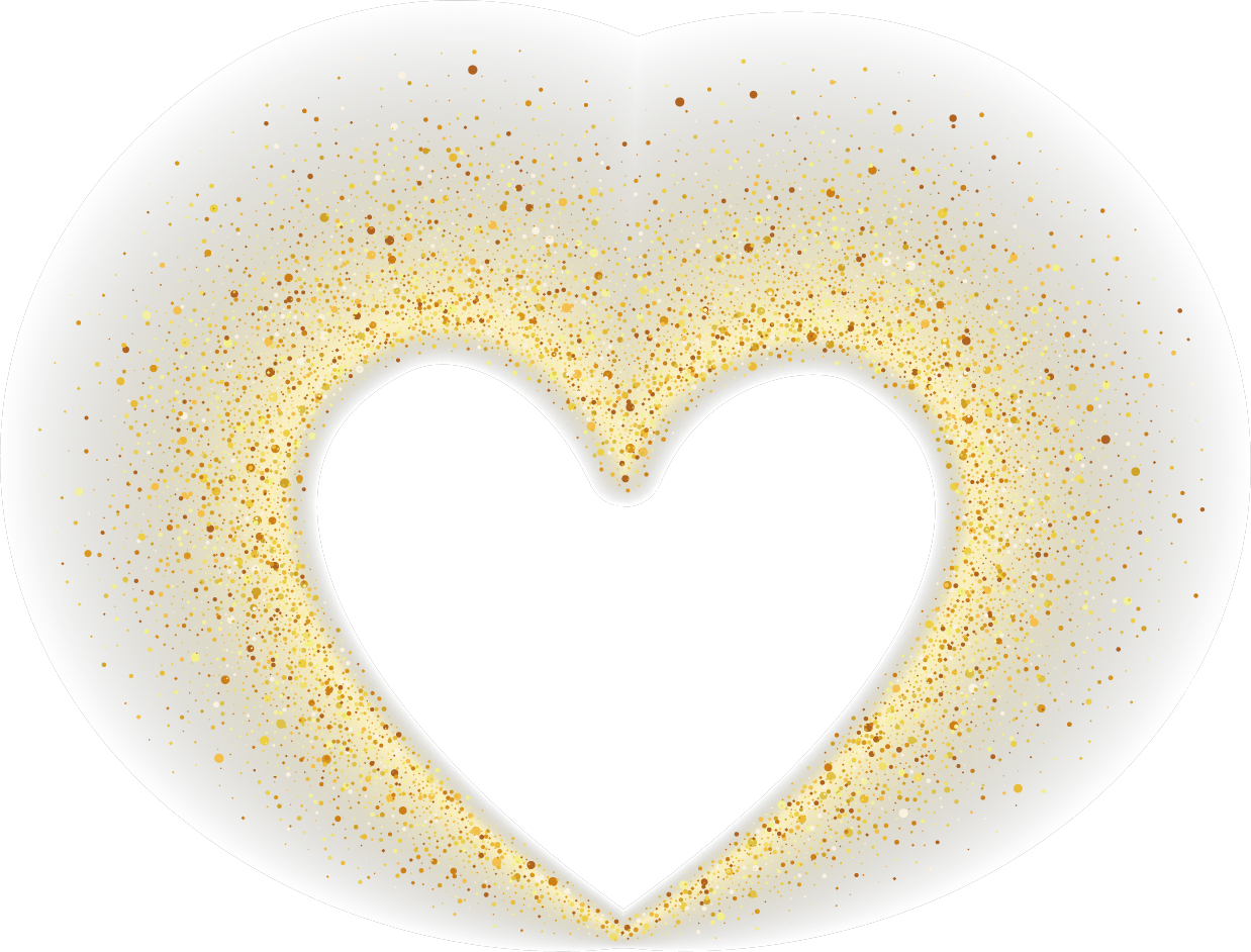 Gold Glitter Heart Png Transparent Gold Glitter Heart Png Images