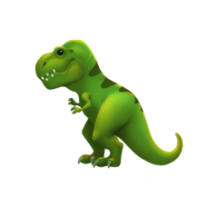 freetoedit emoji iphone dinosaur green