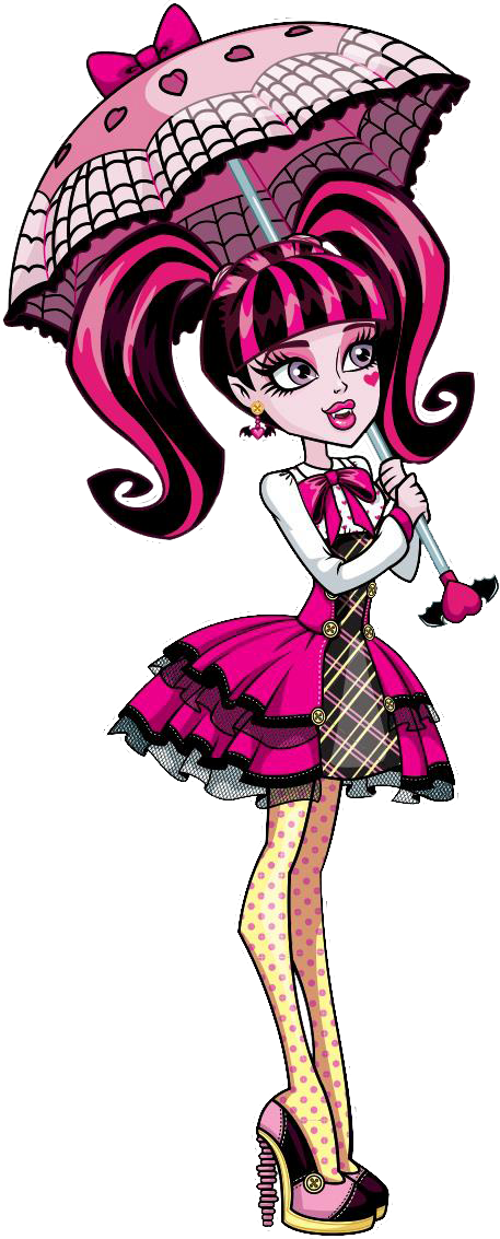 Monsterhigh Draculaura Egirl Pink Goth Sticker By Fetusbean