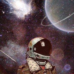 space aesthetic galaxy planet astronaut freetoedit