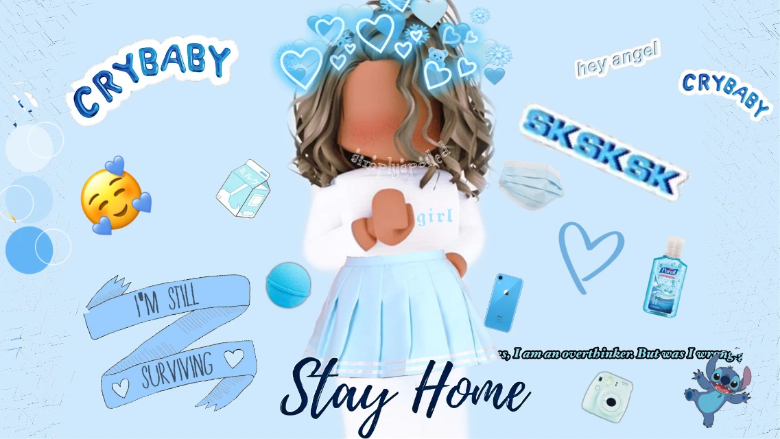 Blueaesthetic Blue Roblox Vscogirl Image By